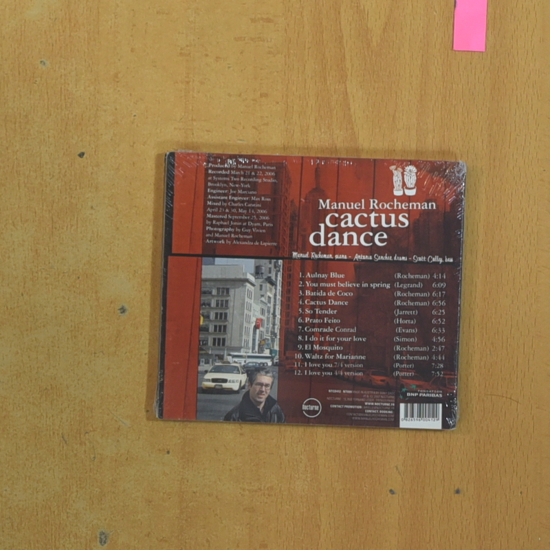 MANUEL ROCHEMAN - DANCE CACTUS - CD