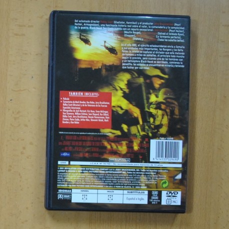 BLACK HAWK DERRIBADO - DVD