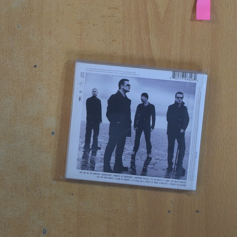 U2 - NO LINE ON THE HORIZON - CD