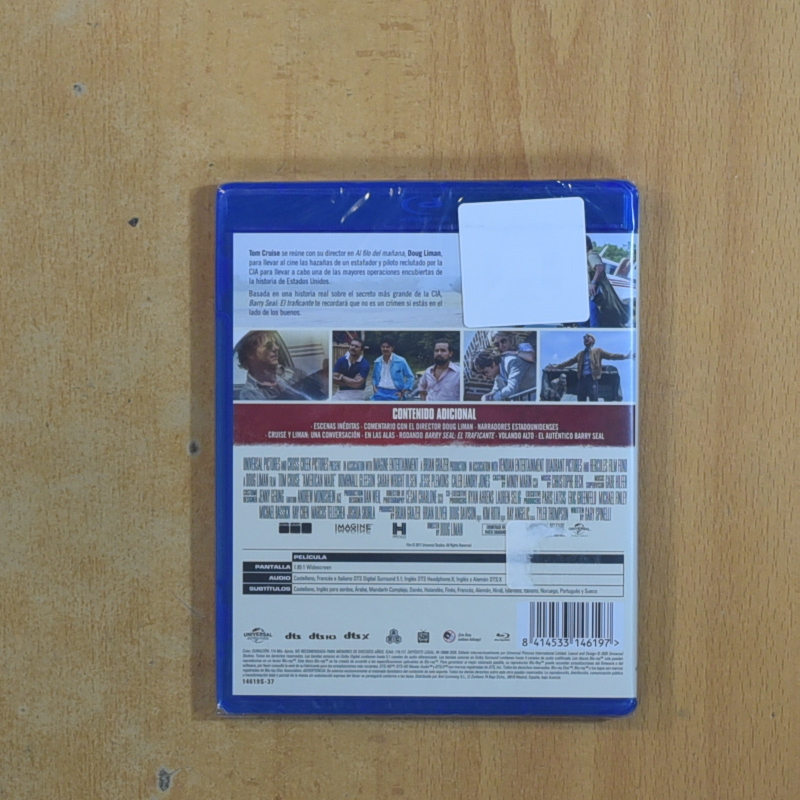 BARRY SEAL EL TRAFICANTE - BLURAY
