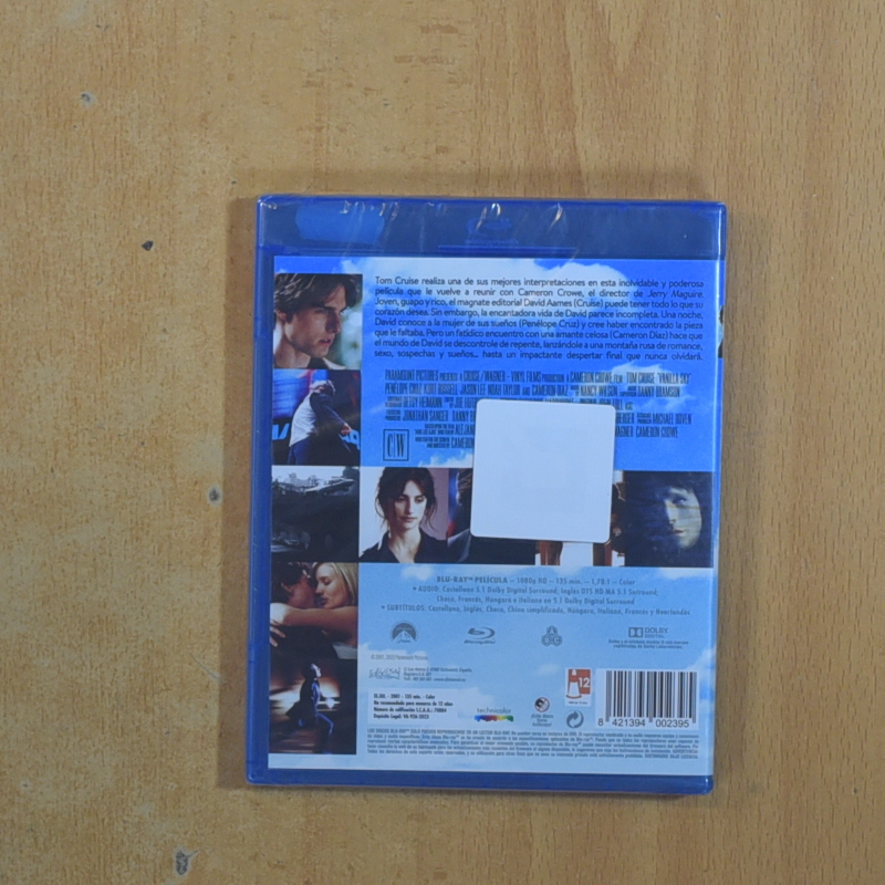 VANILLA SKY - BLURAY