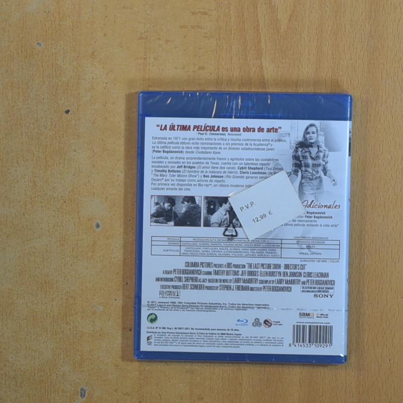 LA ULTIMA PELICULA - BLURAY