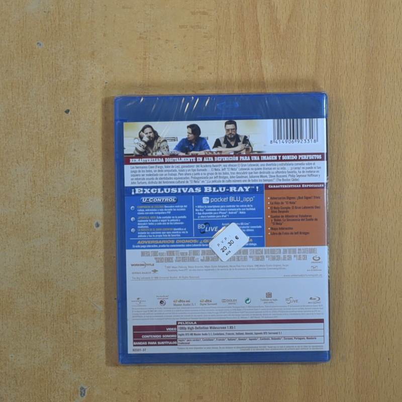 EL GRAN LEBOWSKI - BLURAY