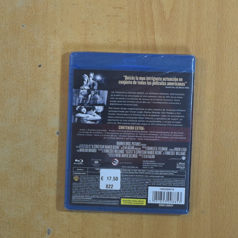 UN TRANVIA LLAMADO DESEO - BLURAY