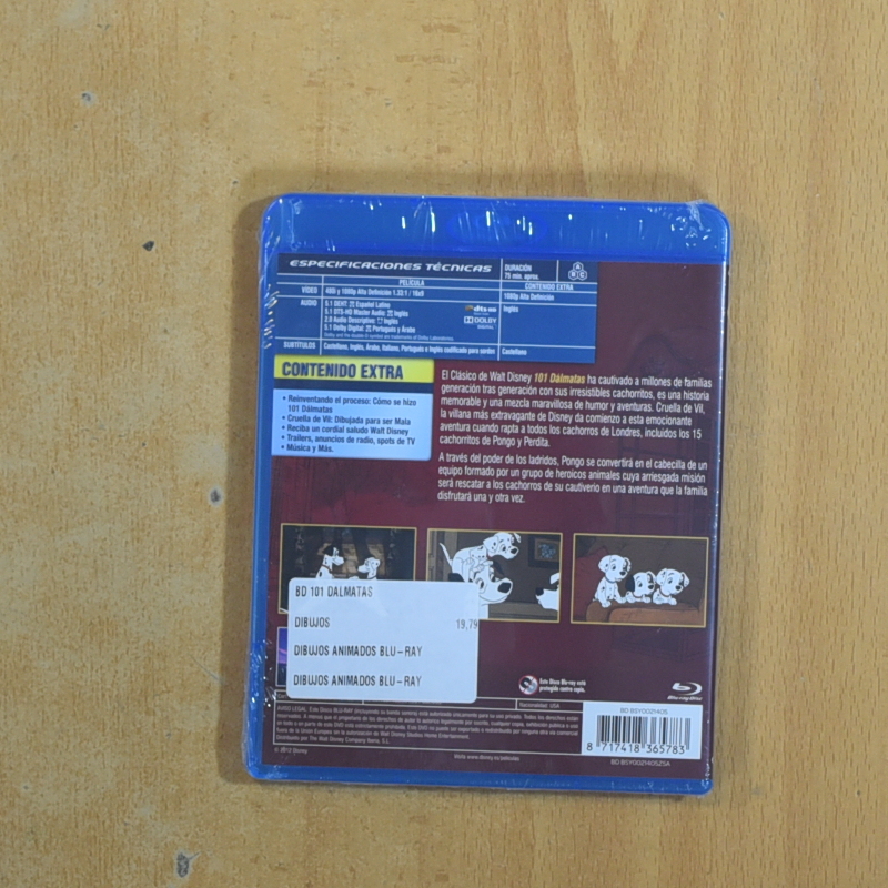 101 DALMATAS - BLURAY