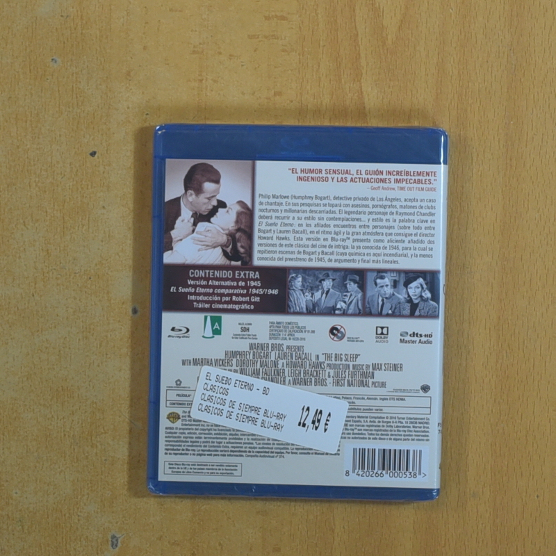 EL SUEÑO ETERNO - BLURAY