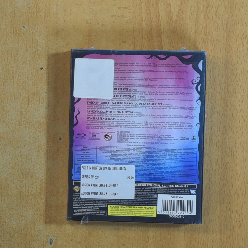 COLECCION TIM BURTON - BLURAY