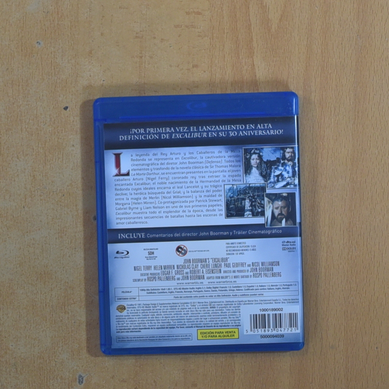 EXCALIBUR - BLURAY
