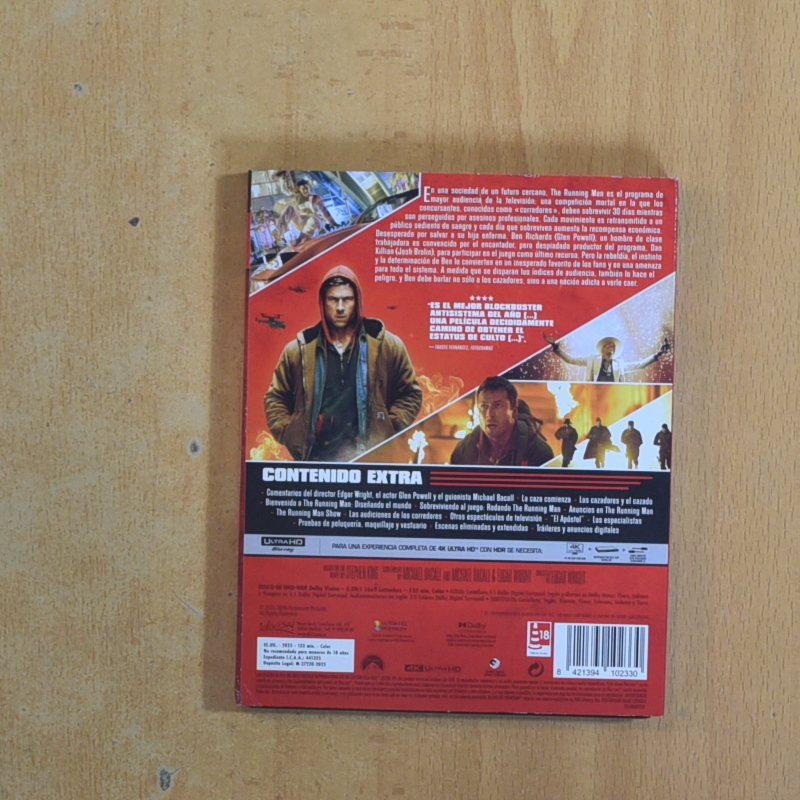 THE RUNNING MAN 4K - BLURAY