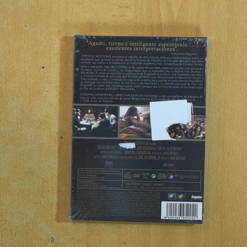 VIDA DE UN ESTUDIANTE - DVD