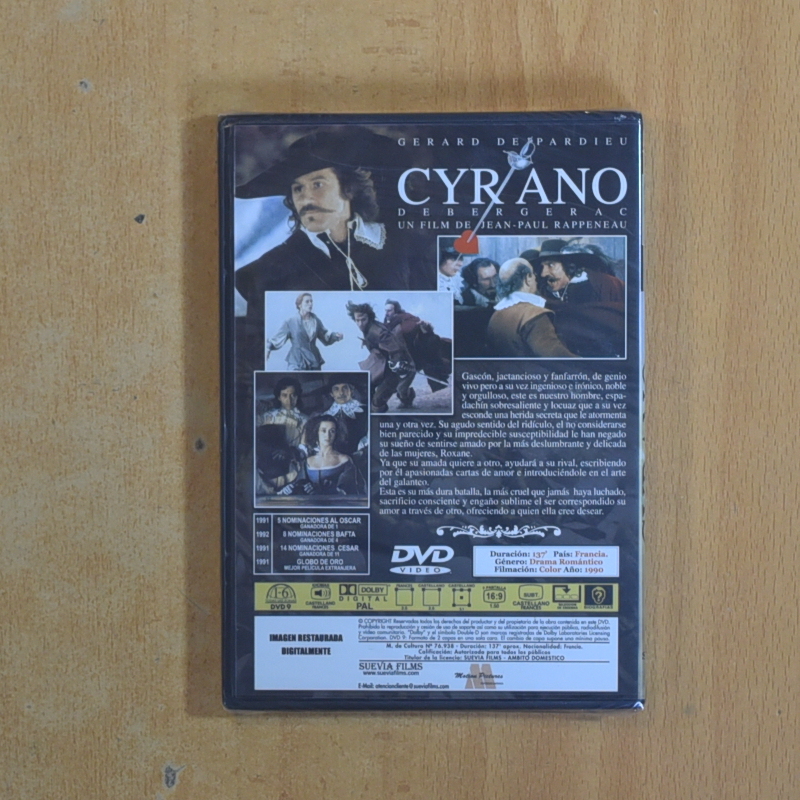 CYRANO DEBERGERAC - DVD