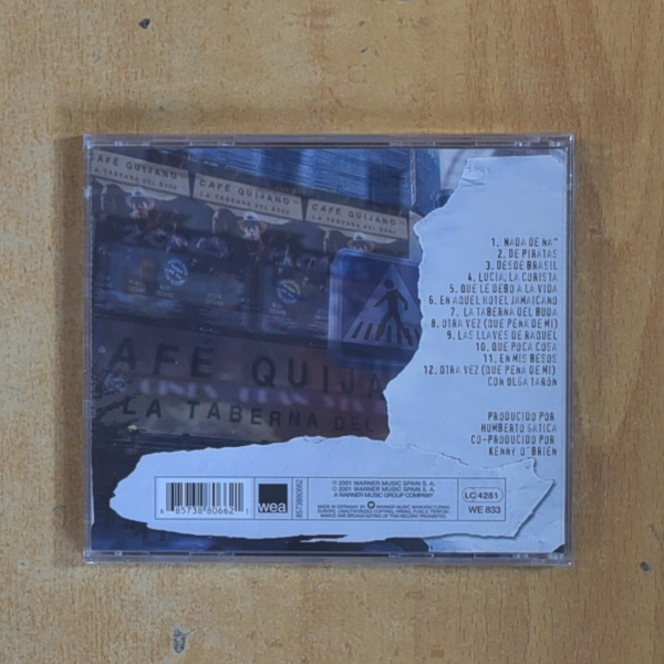 CAFE QUIJANO - LA TABNERNA DEL BUDA - CD
