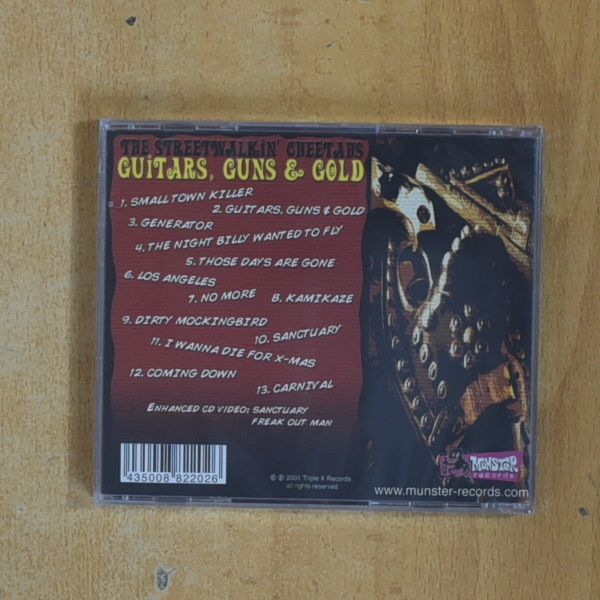 THE STREETWALKIN CHEETAHS - GUITARS GUNS & GOLD - CD