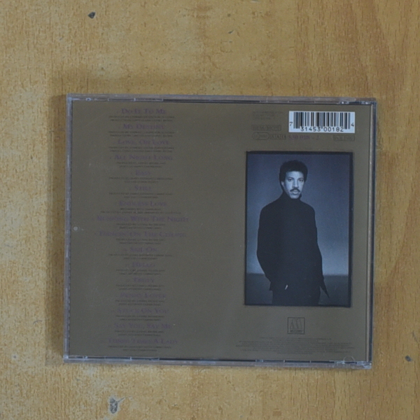 LIONEL RICHIE - BACK TO FRONT - CD