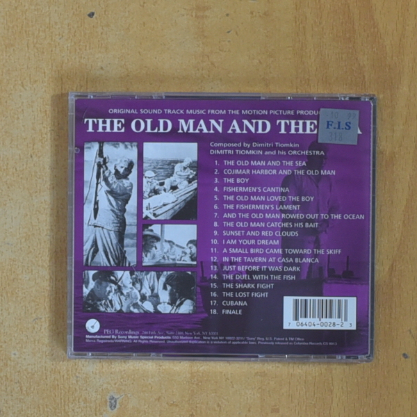 DIMITRI TIOMKIN - THE OLD MAN AND THE SEA - CD