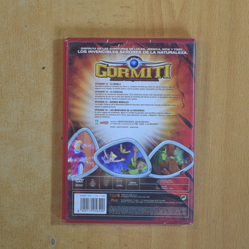GORMITI - PRIMERA TEMPORADA - DVD