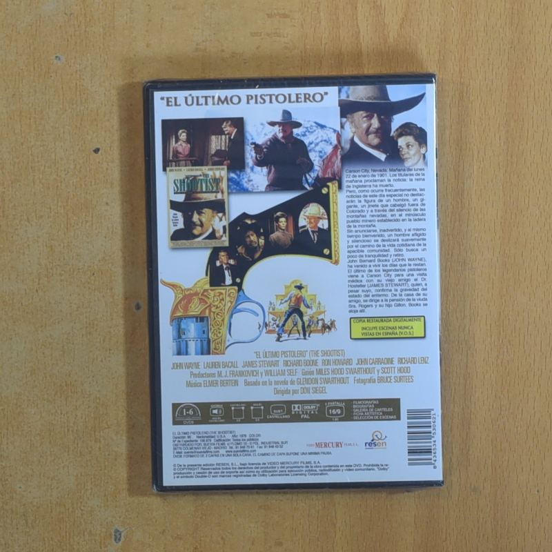 EL ULTIMO PISTOLERO - DVD