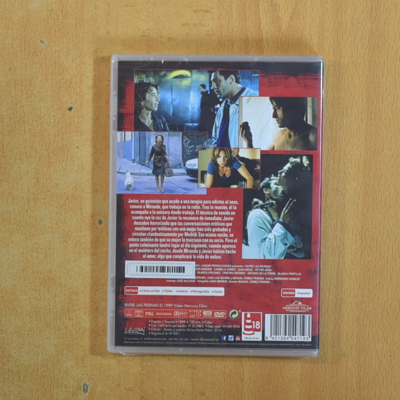ENTRE LAS PIERNAS - DVD