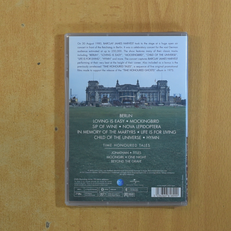 BARCLAY JAMES HARVEST BERLIN - DVD