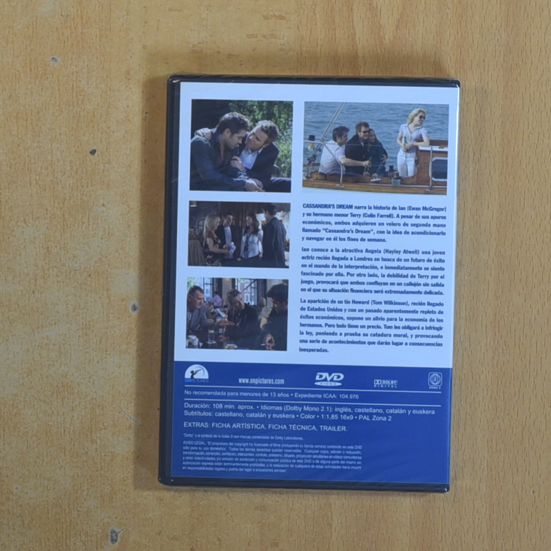 CASSANDRAS DREAM - DVD