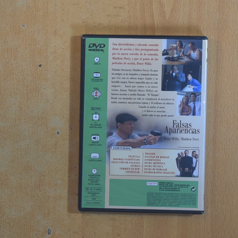 FALSAS APARIENCIAS - DVD