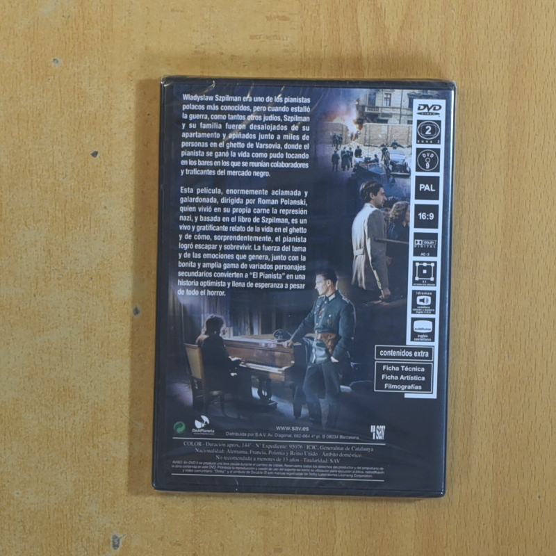 EL PIANISTA - DVD
