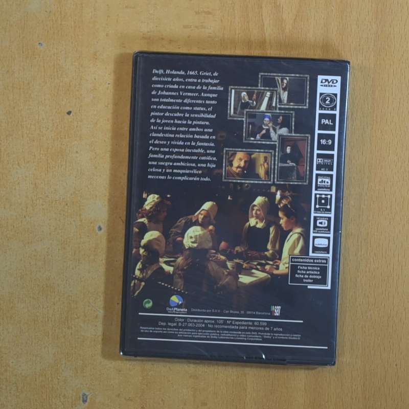 LA JOVEN DE LA PERLA - DVD