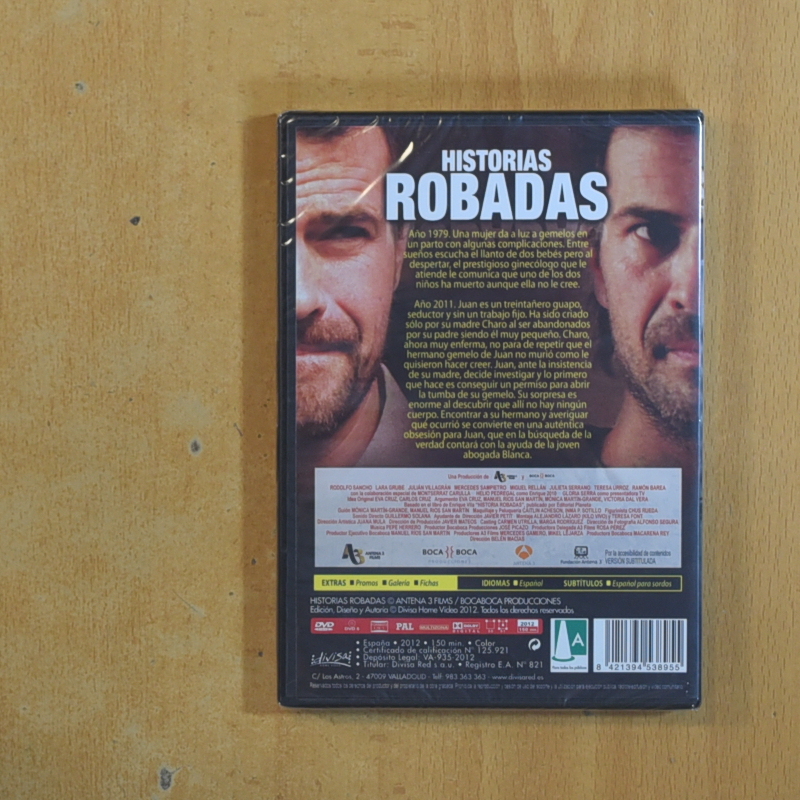 HISTORIAS ROBADAS - DVD