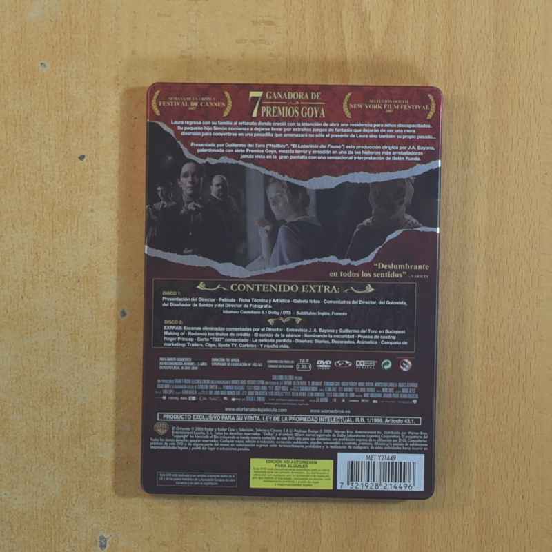 EL ORFANATO - DVD
