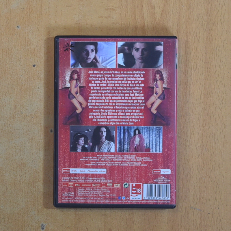 CAMBIO DE SEXO - DVD