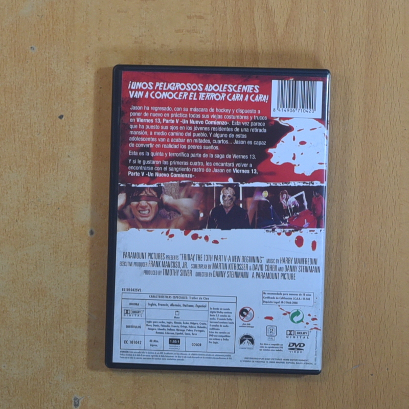 VIERNES 13 PARTE 5 - DVD