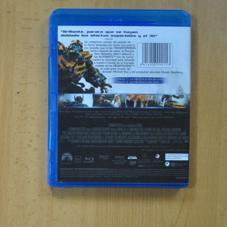 TRANSFORMERS EL LADO OSCURO DE LA LUNA - BLURAY + DVD