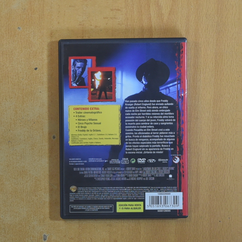 PESADILLA EN ELM STREET 2 - DVD