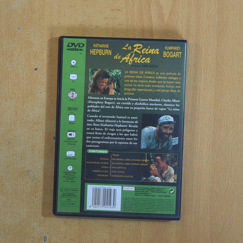 LA REINA DE AFRICA - DVD
