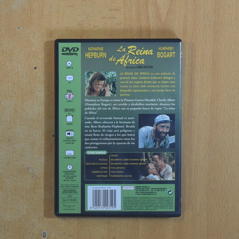 LA REINA DE AFRICA - DVD