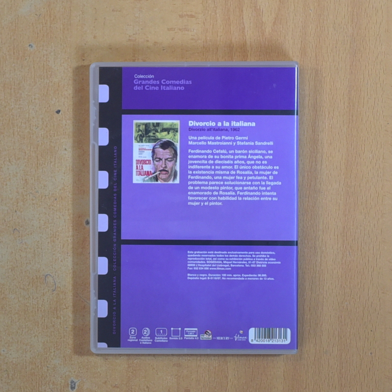 DIVORCIO A LA ITALIANA - DVD