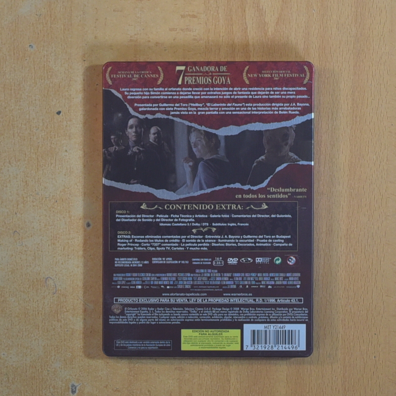 EL ORFANATO - DVD