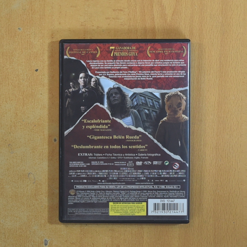 EL ORFANATO - DVD
