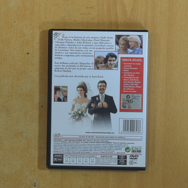 MAGNOLIAS DE ACERO - DVD