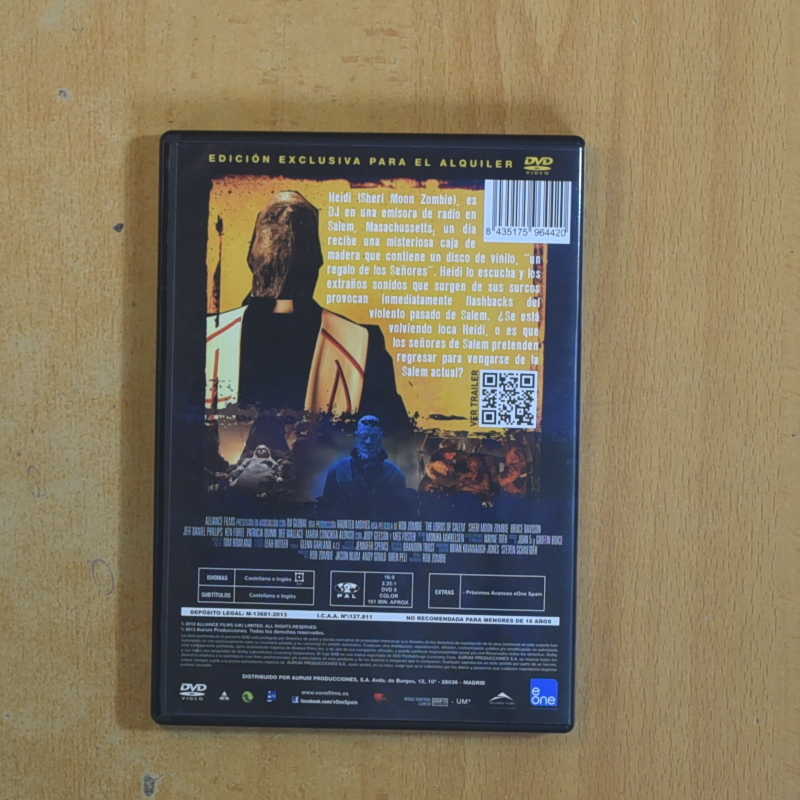 THE LORDS OF SALEM - DVD