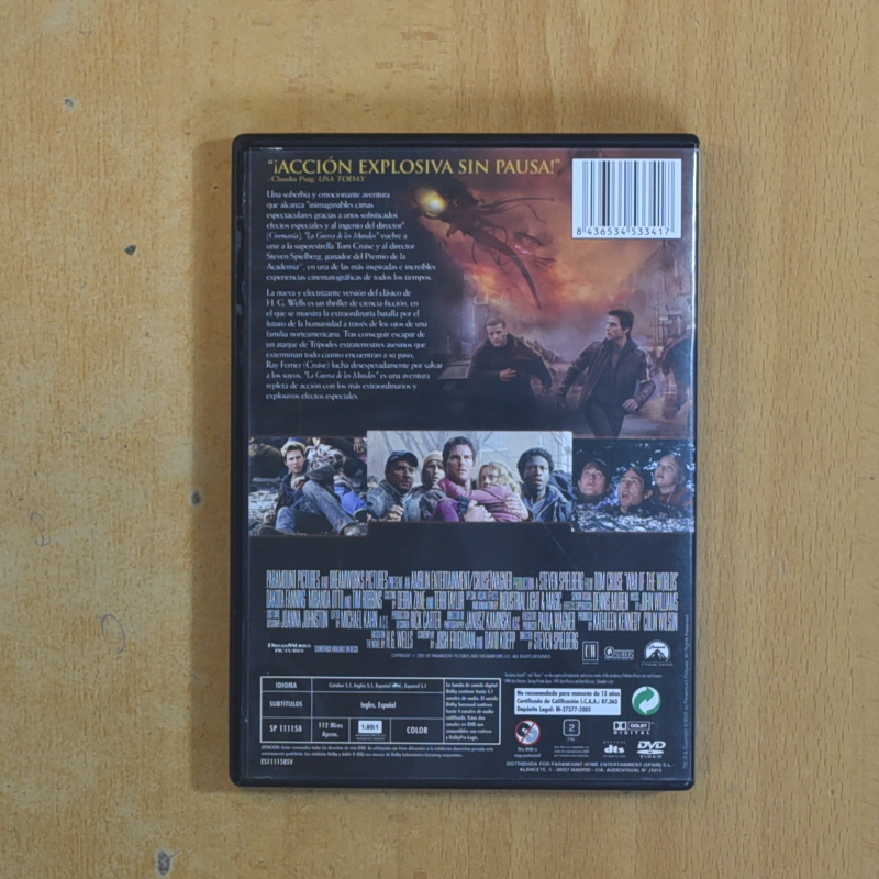 LA GUERRA DE LOS MUNDOS - DVD