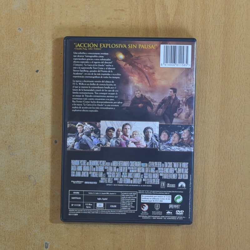 LA GUERRA DE LOS MUNDOS - DVD