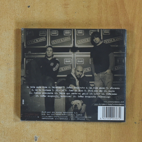 CENSURADOS - EL TIEMO TODO LOCURA - CD