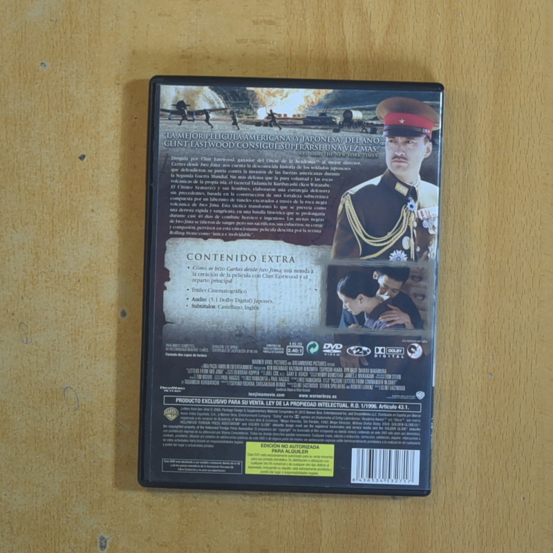 CARTAS DESDE IWO JIMA - DVD