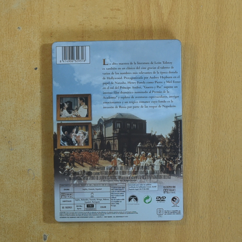 GUERRA Y PAZ - DVD