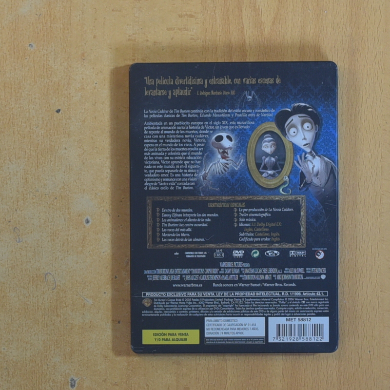 LA NOVIA CADAVER - DVD