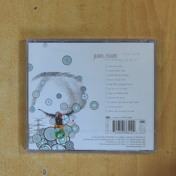 JUAN RIVAS - DEVENIR DEL PARAISO - CD