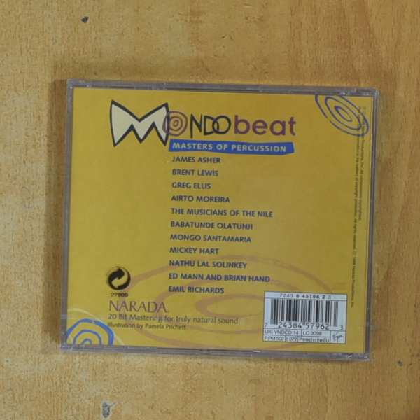 VARIOS - MONDO BEAT MASTERS OF PERCUSSION - CD