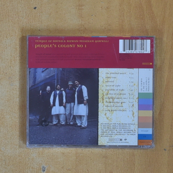 TEMPLE SOUNDS / RIZWAN MUAZZAM QAWWALI - PEOPLES COLONY NO 1 - CD