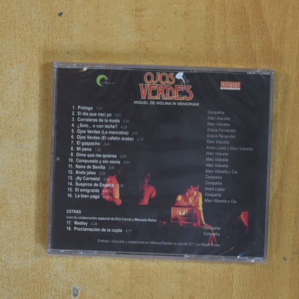 VARIOS - OJOS VERDES MIGUEL DE MOLINA IN MEMORIAM - CD